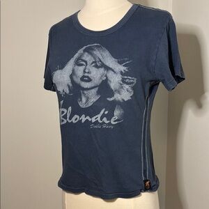 Trunk Ltd Blue Crop Fitted T-Shirt